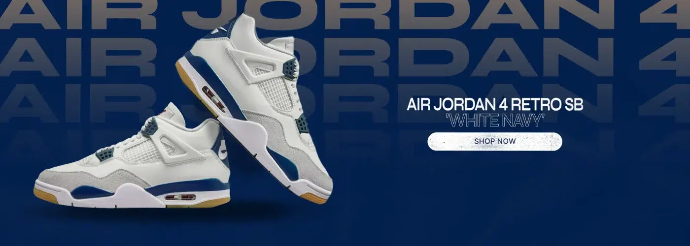 Air Jordan 4 Retro SB 'White Navy' DR5415-100