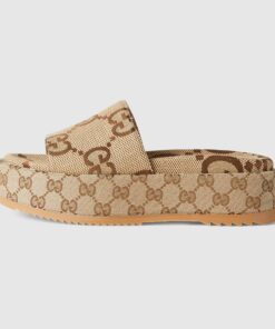 Women's platform slide sandal