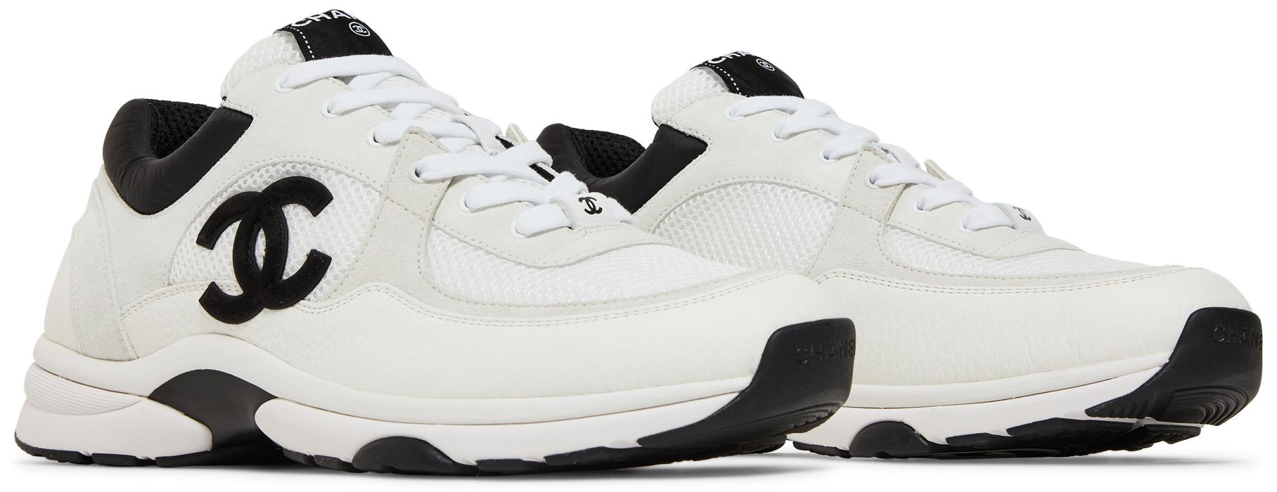 Chanel Sneaker 'White Black' - Image 2