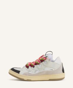 LEATHER CURB SNEAKERS