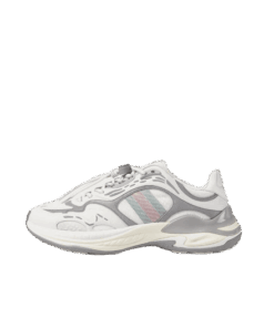 Gucci - 2.0 Mesh & Leather White / Grey Low Top Sneakers