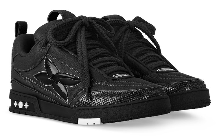 Louis Vuitton Skate Sneakers 'Black White' - Image 2
