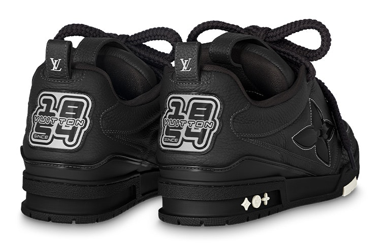 Louis Vuitton Skate Sneakers 'Black White' - Image 3