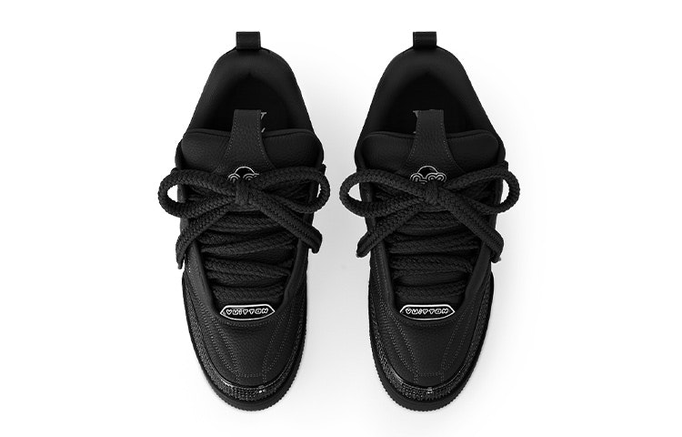 Louis Vuitton Skate Sneakers 'Black White' - Image 4