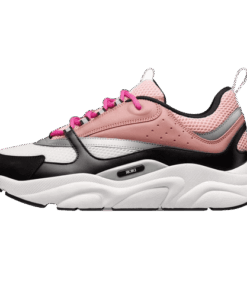 Dior B22 Pink White Black Calfskin Trainer