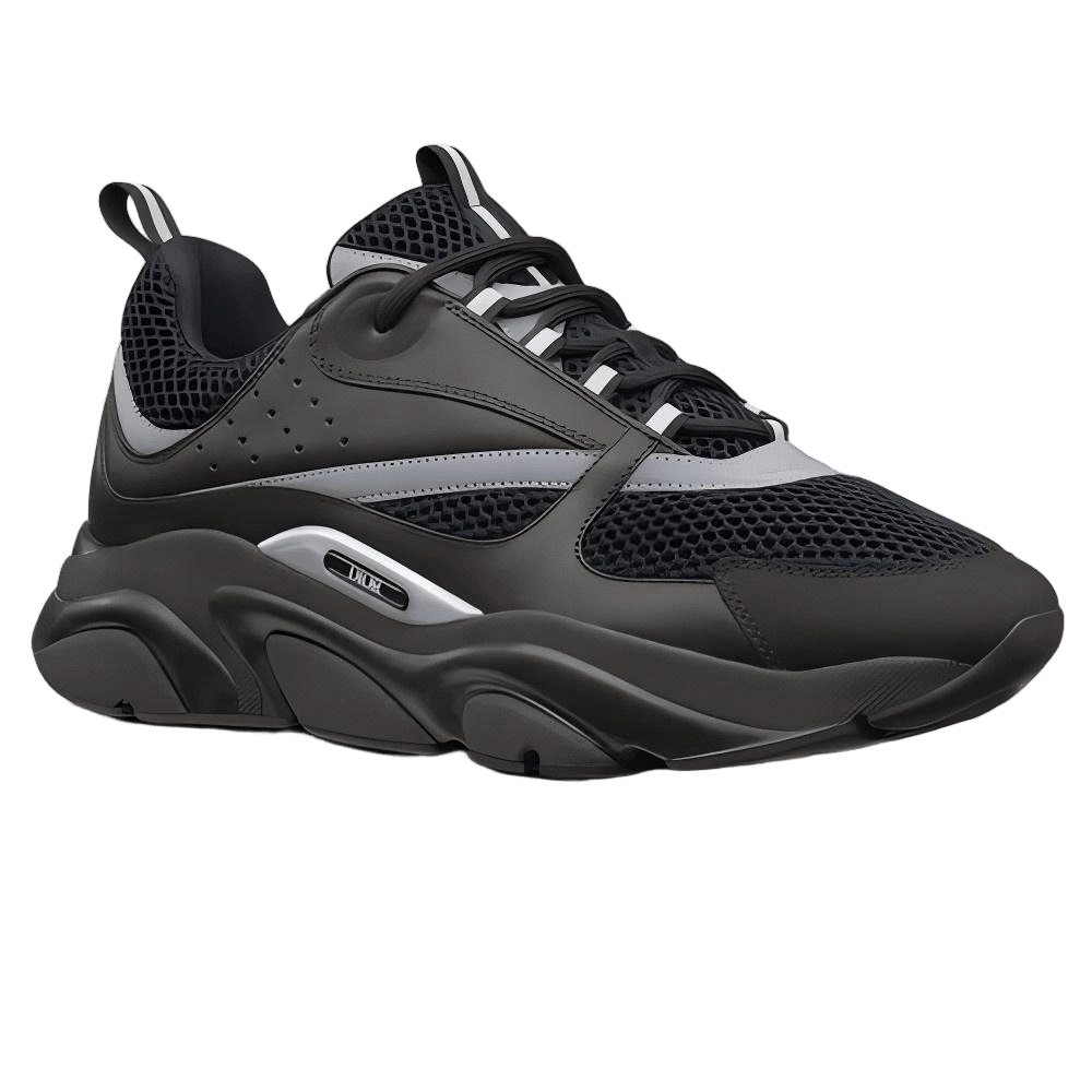 Dior B22 Black Calfskin Trainer - Image 2