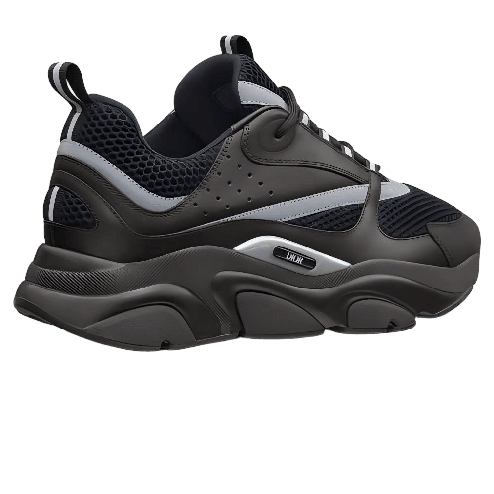 Dior B22 Black Calfskin Trainer - Image 3